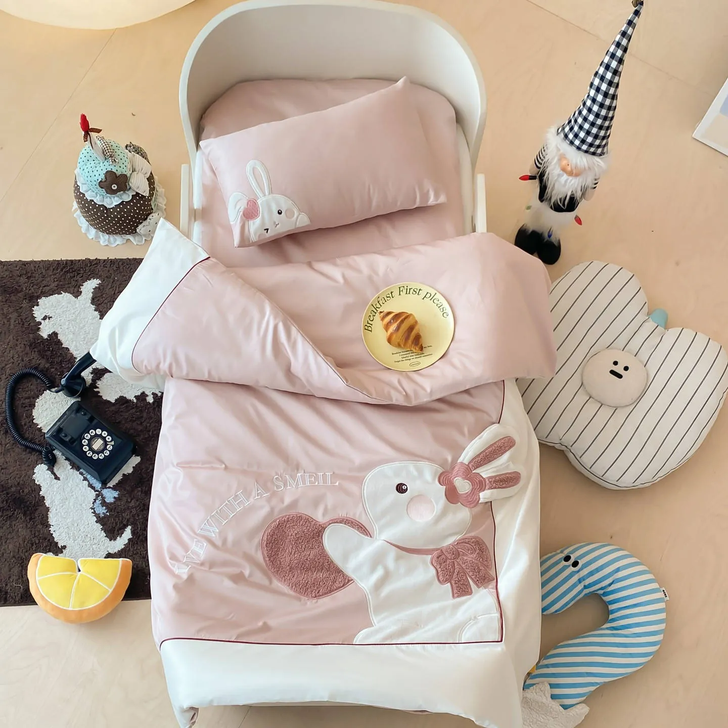 100S Long-Staple Cotton Kindergarten Bedding Set