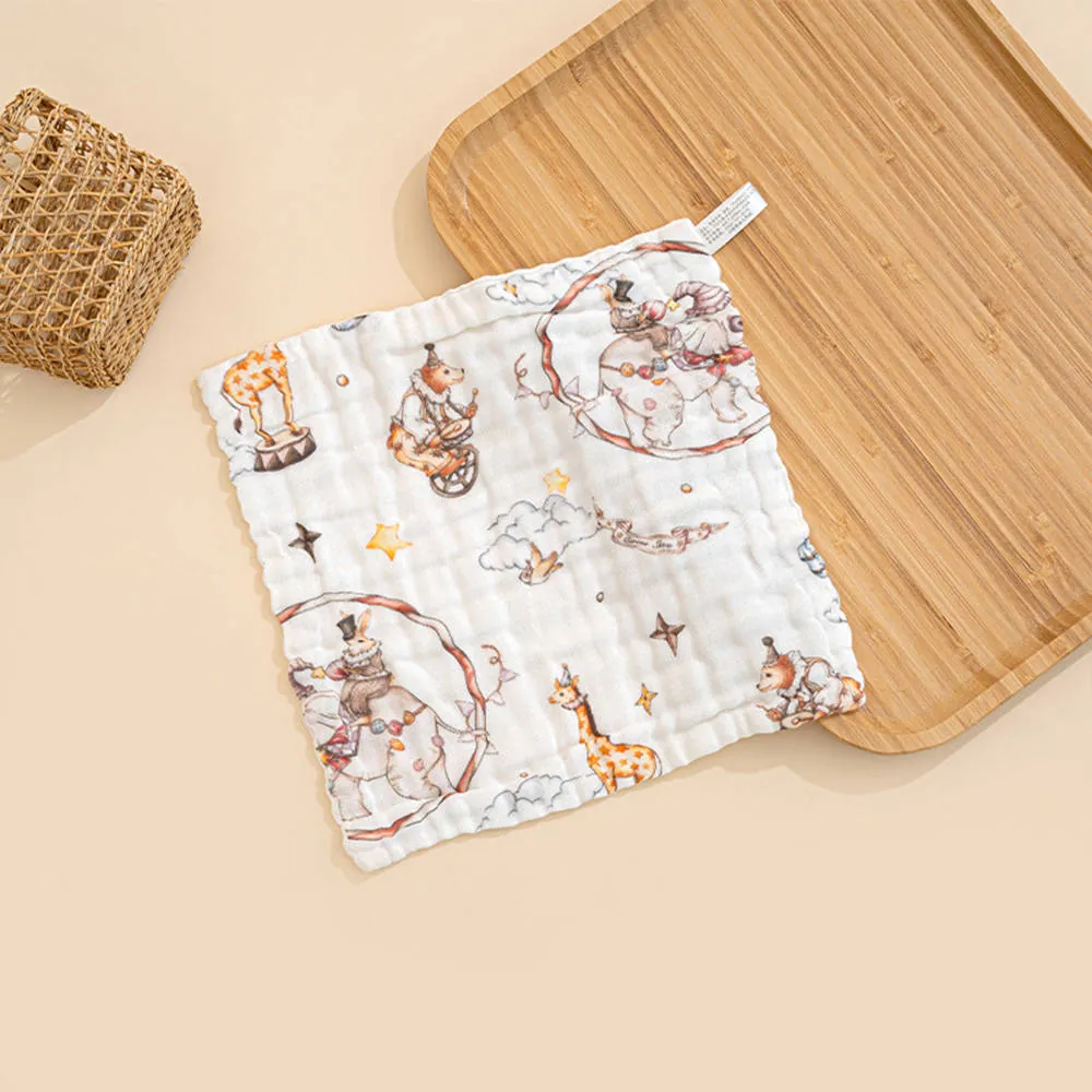 6-Layer Seersucker Cotton Washcloth (30x30cm)