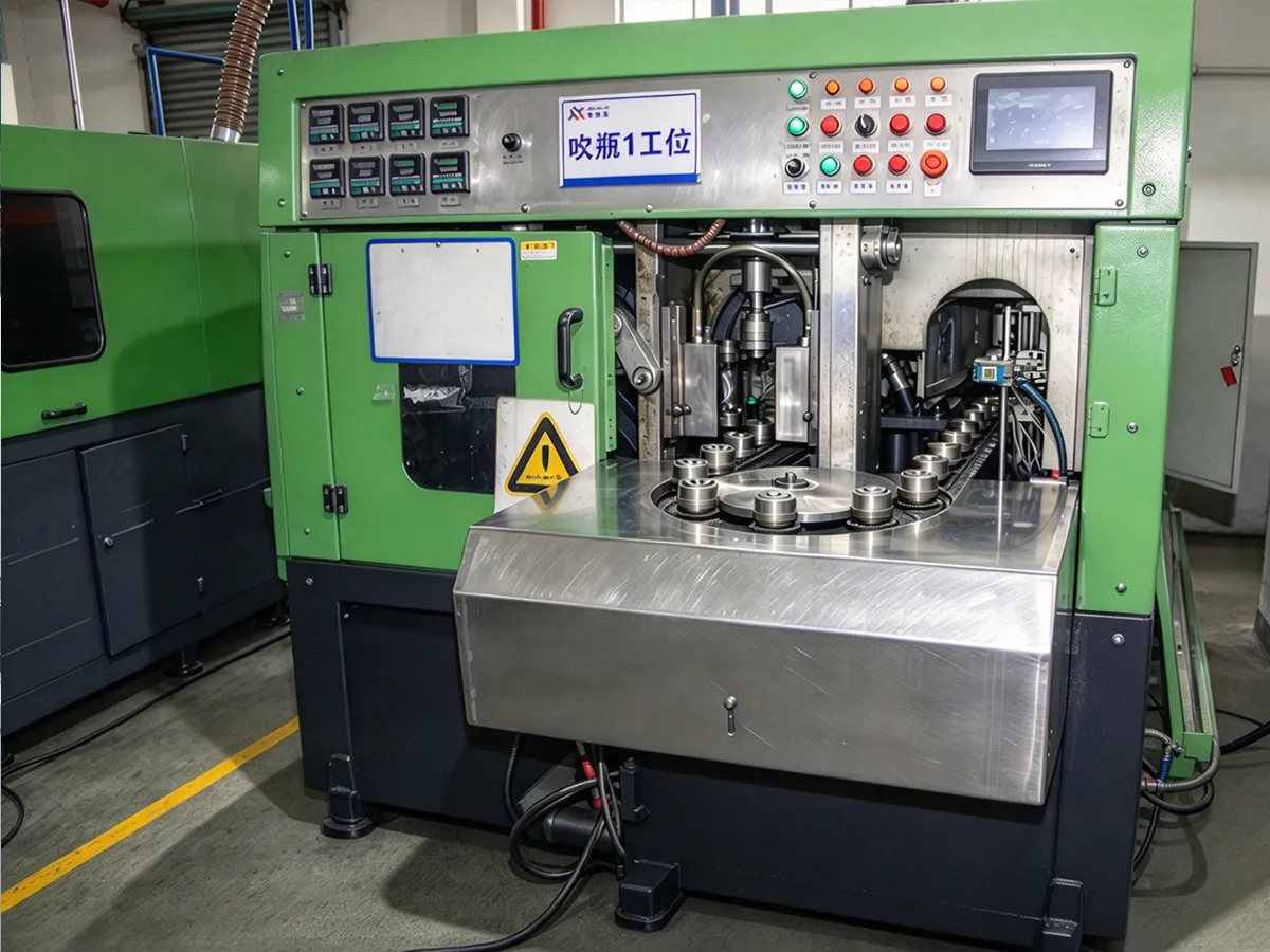 Blow molding line