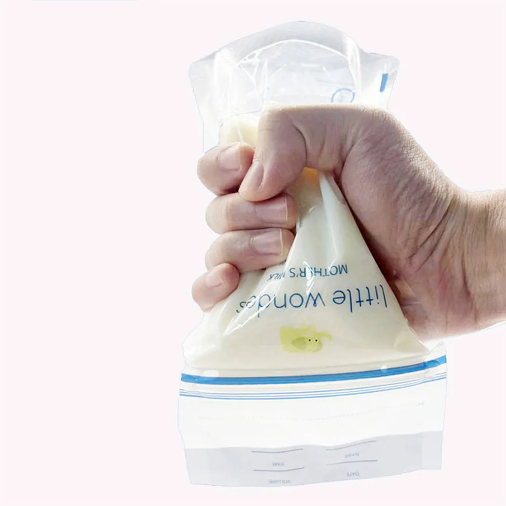 Breast Milk Storage Bags (7oz/210ml, Double Zipper)