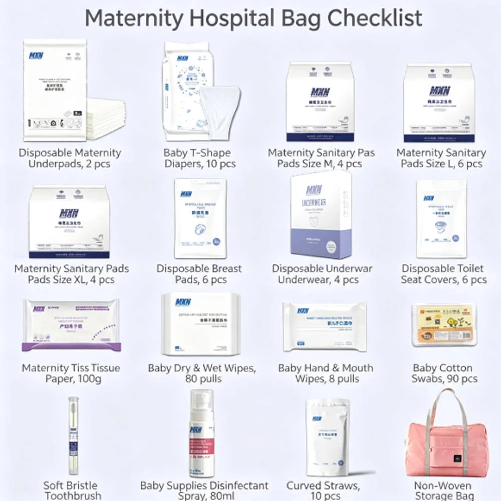 Maternity Hospital Bag Kit (Full Set)