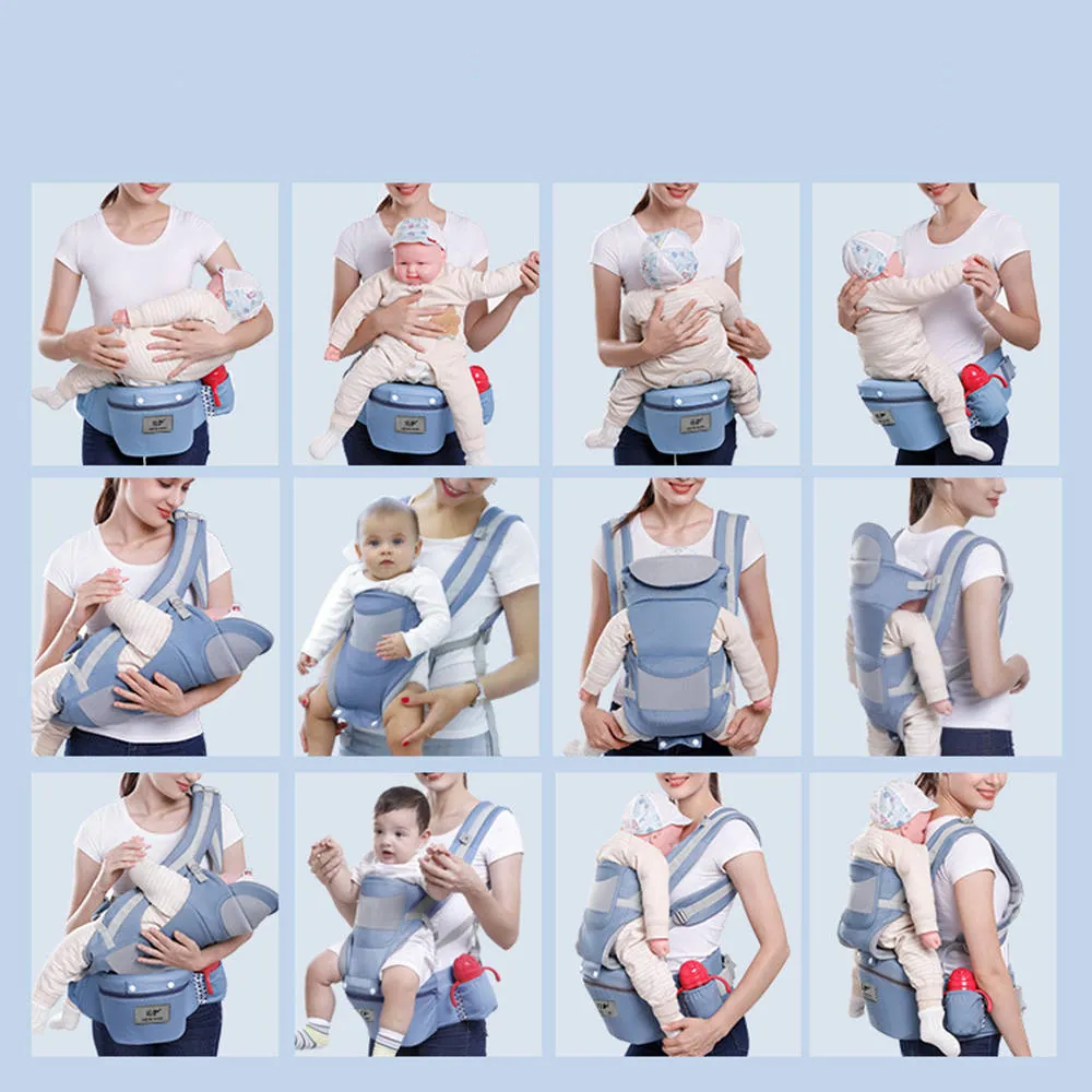 Multi-Function Baby Carrier with Hip Seat (Foldable)