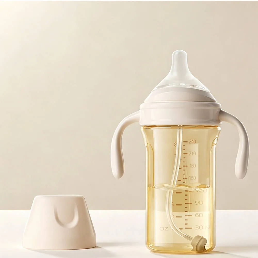 PPSU Wide Neck Baby Bottle 240/300ml (Bottle & Cup 2-in-1)