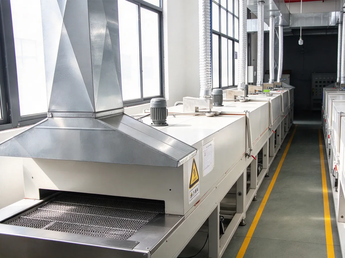 Silicone vulcanization line