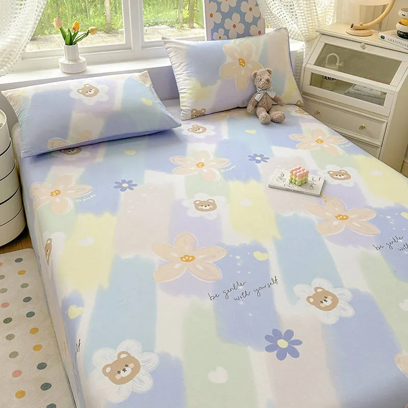 Washed Cotton Sheet Set (Single Dorm Bed)