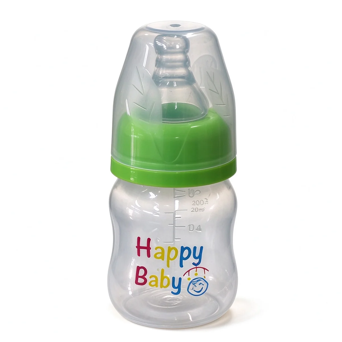 Wide-Neck PP Bottle with Happy Baby Print 160ml (5.5oz)