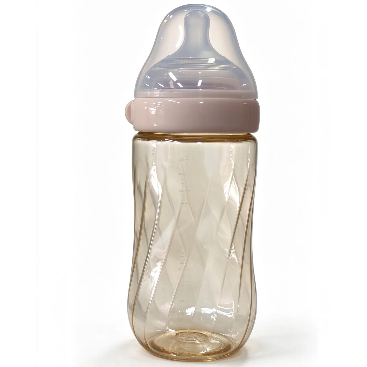 Wide-Neck PPSU Bottle with Pink Ring 240/300ml (8/10oz)