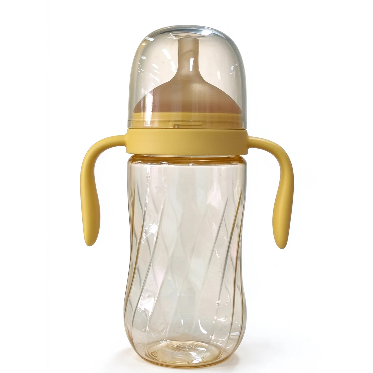 Wide-Neck PPSU Bottle with Yellow Handles 240/300ml (8/10oz)